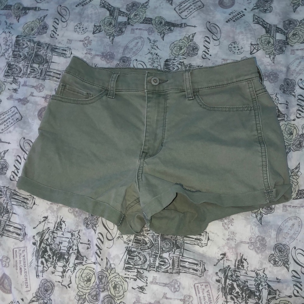 Hollister Olive Green Shorts